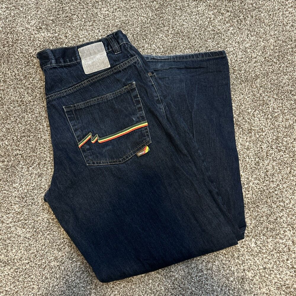 Mecca Jeans Men’s 36/34 Baggy Loose Classic Fit Y2K Hip Hop 90s Skater Denim Vtg
